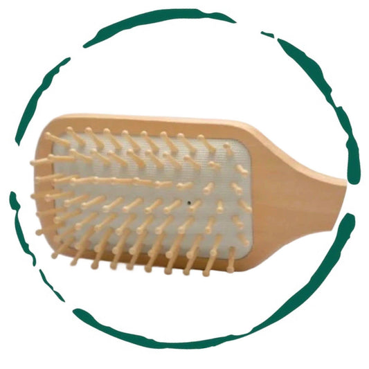 Natural Wooden Detangling Hair Brush