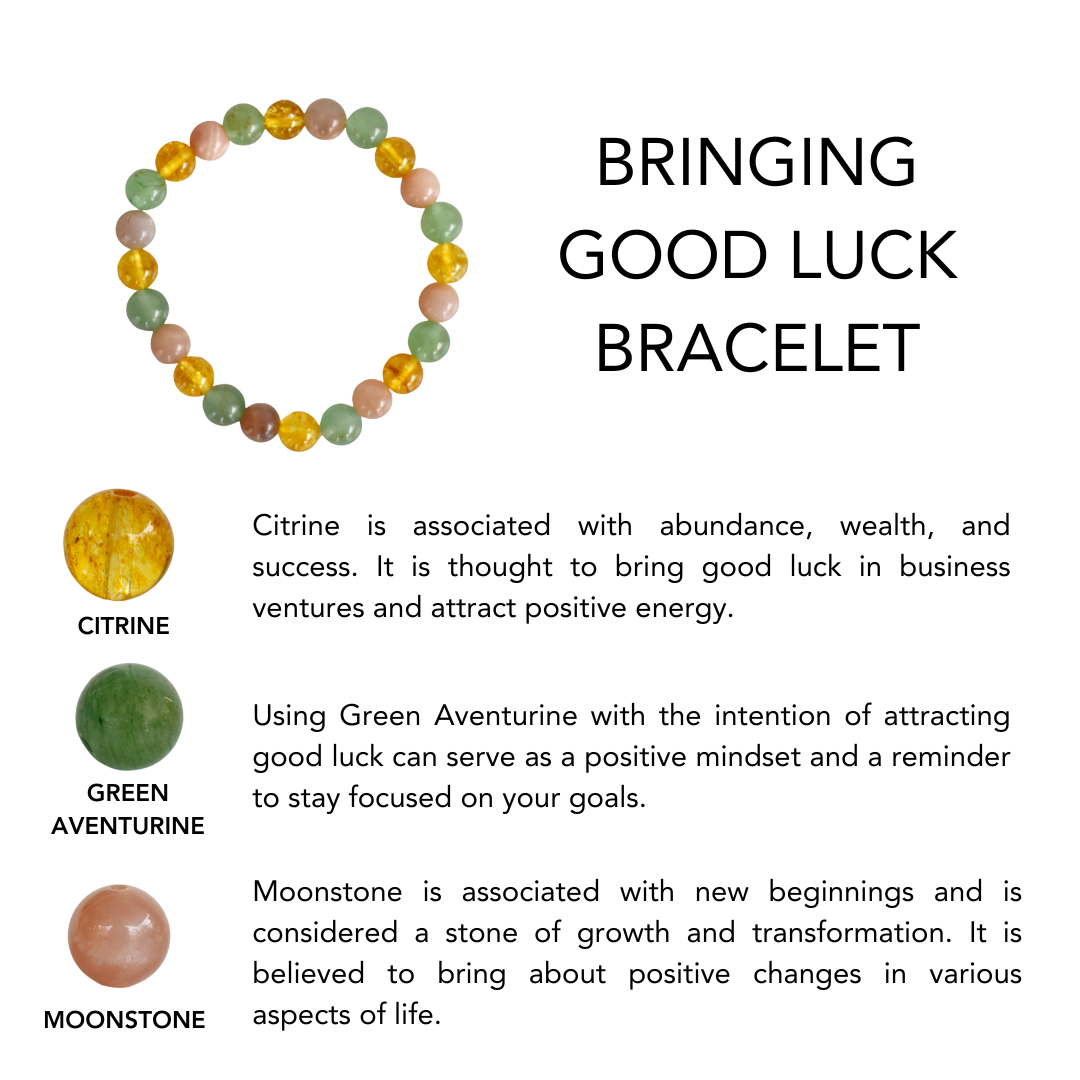 Healing Bracelets | GOOD LUCK | Crystals Gemstones Bracelets