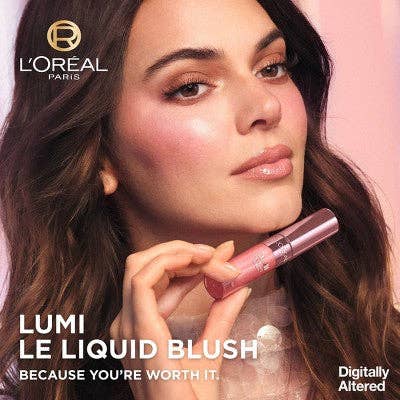 L'Oreal Paris True Match Lumi Le Liquid Blush for Cheeks Glowy Gold Pink 0.33 fl oz - New