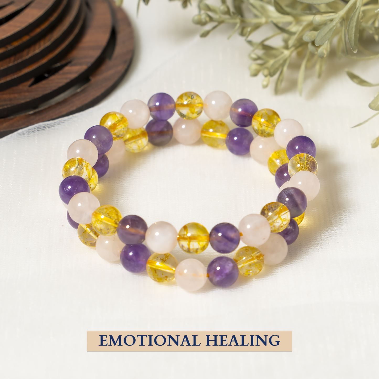 Pick One Crystal Healing Bracelet, Natural Gemstone Jewelry