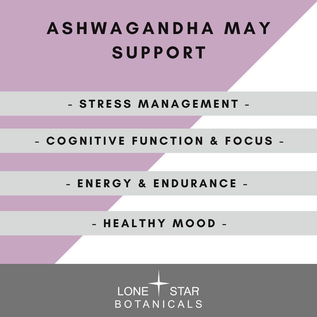 Lone Star Botanicals - Organic Ashwagandha Powder 100gr