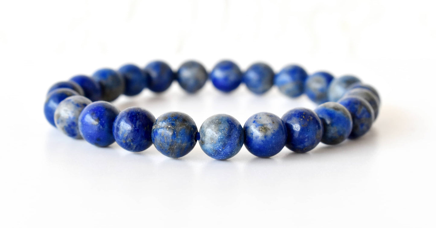 Crystal Bracelet | Lapis Lazuli | Healing Gemstone Bracelet