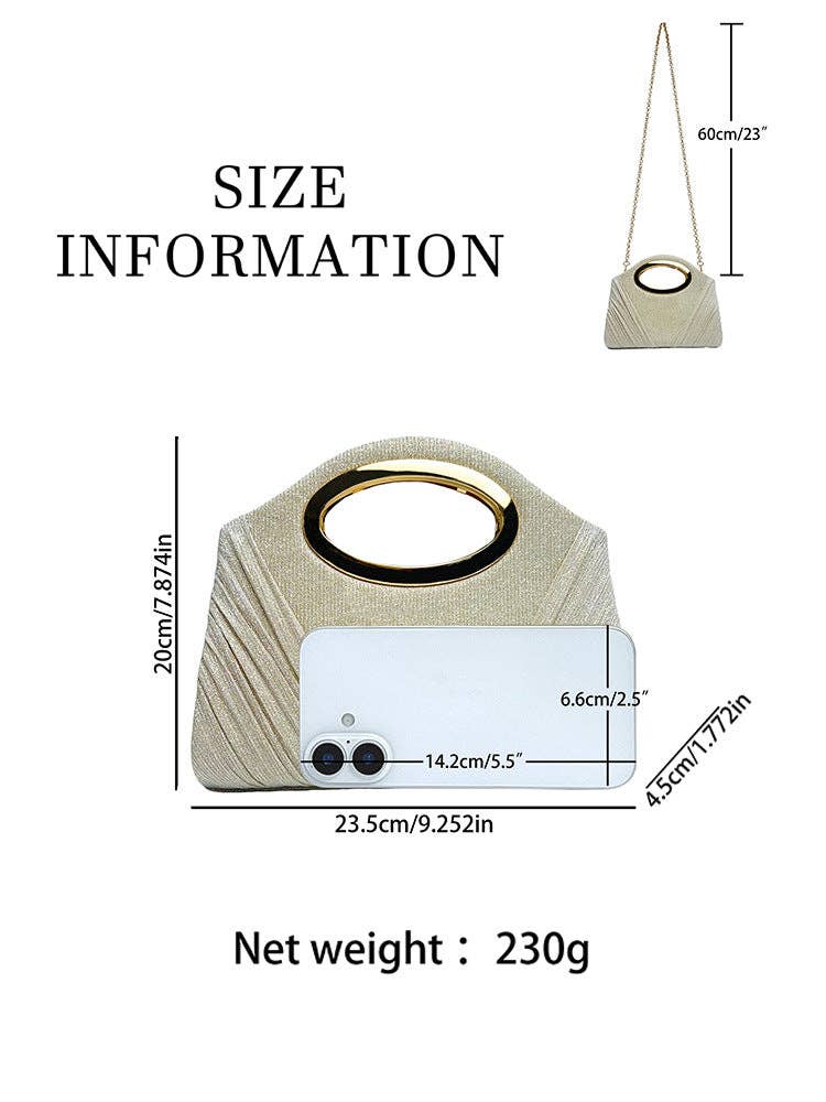 Evening Clutch Bag Women's Chic Portable Handbag