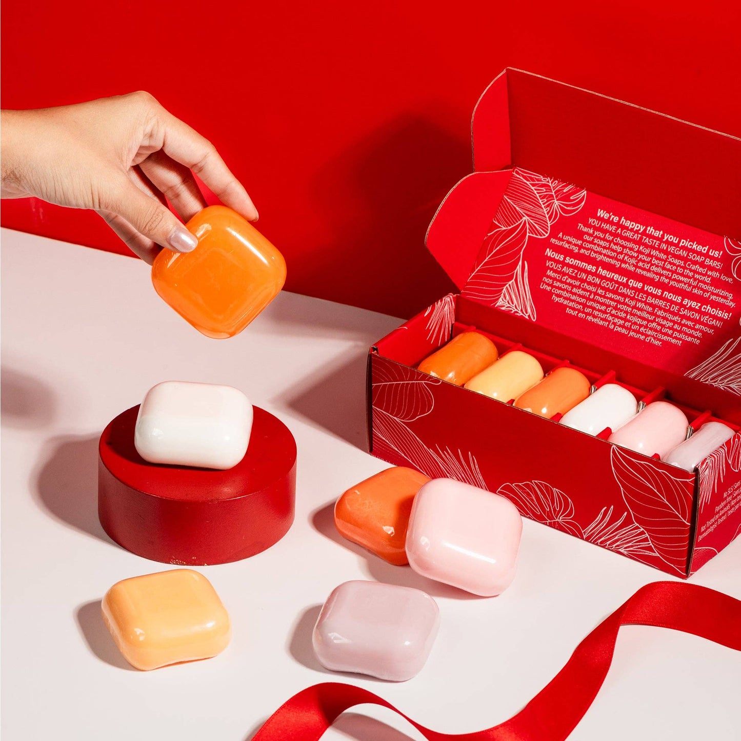 Kojic Acid Skin Brightening Soap Gift Sets (6 Bars)