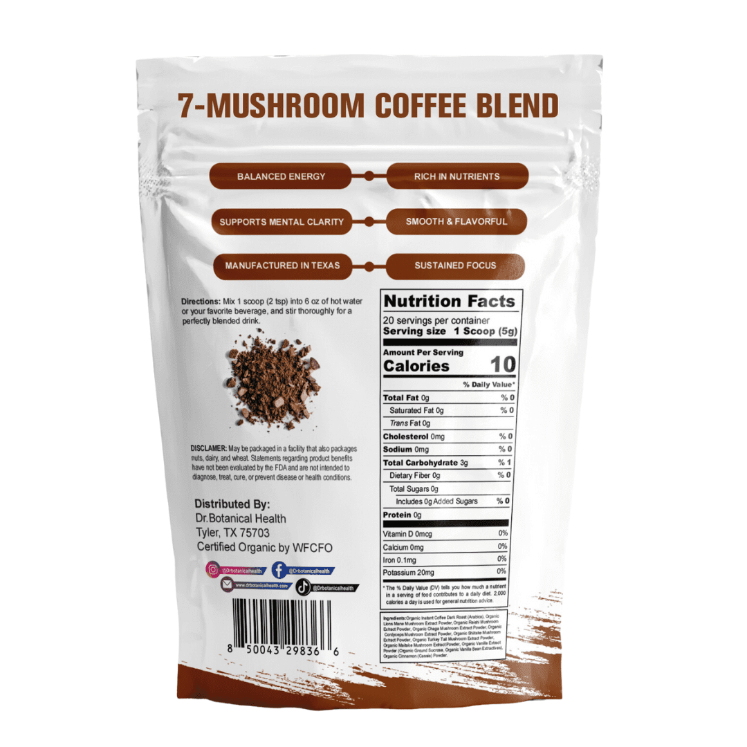 Dr Botanical Health 7-Mushroom Coffee Blend