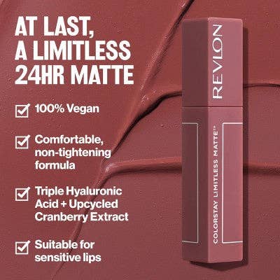 Revlon No-Budge Matte ColorStay Limitless Liquid Lipstick 005 Strut 0.17 fl oz - New