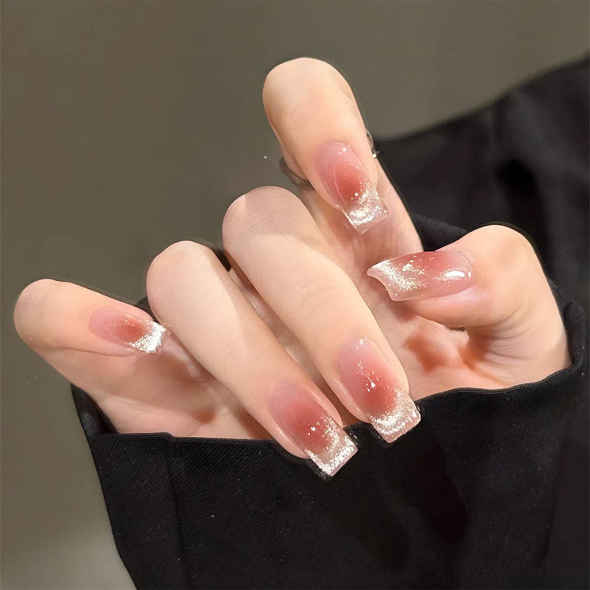 Removable Cat Eye False Nails With Various Shapes For Nail Art
