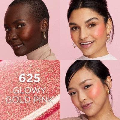 L'Oreal Paris True Match Lumi Le Liquid Blush for Cheeks Glowy Gold Pink 0.33 fl oz - New