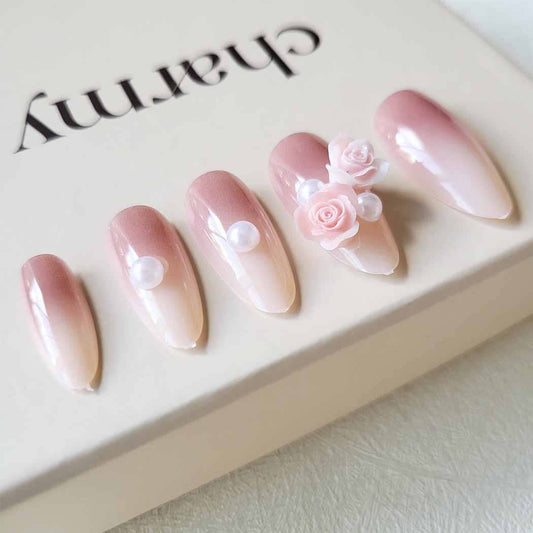 Fancy Design Decorated Press on  Nails