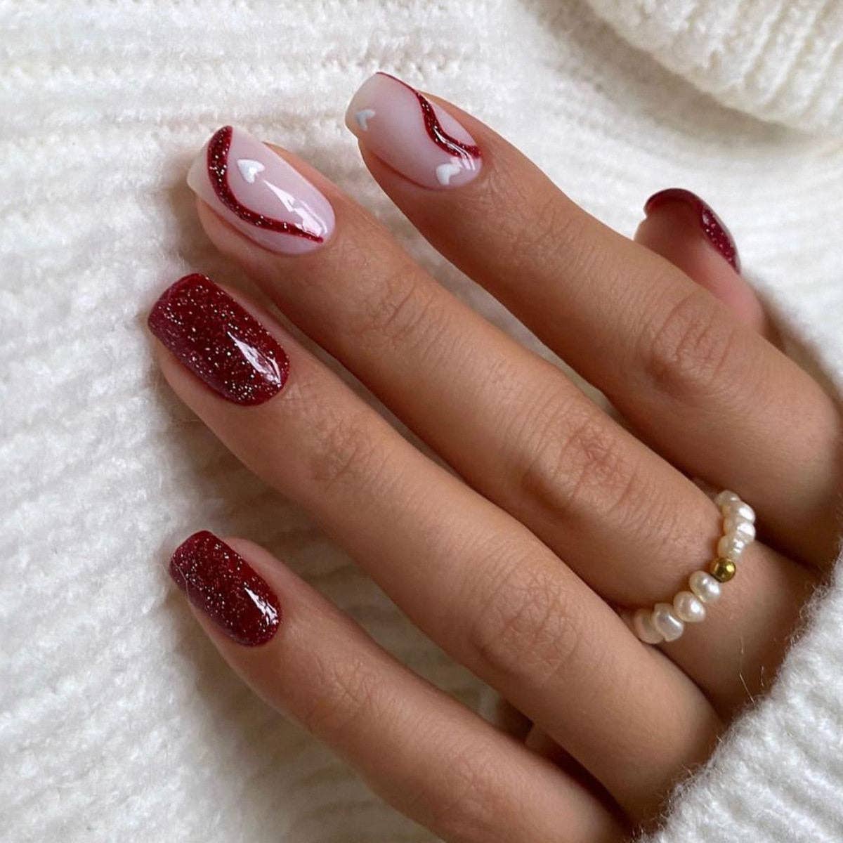 Removable Cat Eye False Nails With Various Shapes For Nail Art