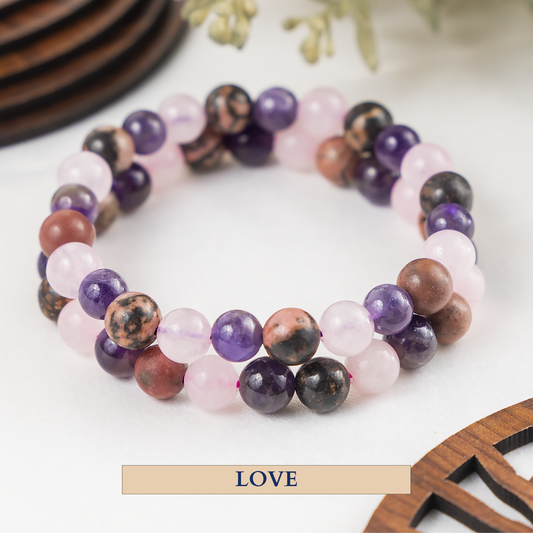 Healing Bracelets | LOVE | Gemstones Crystal Bracelets