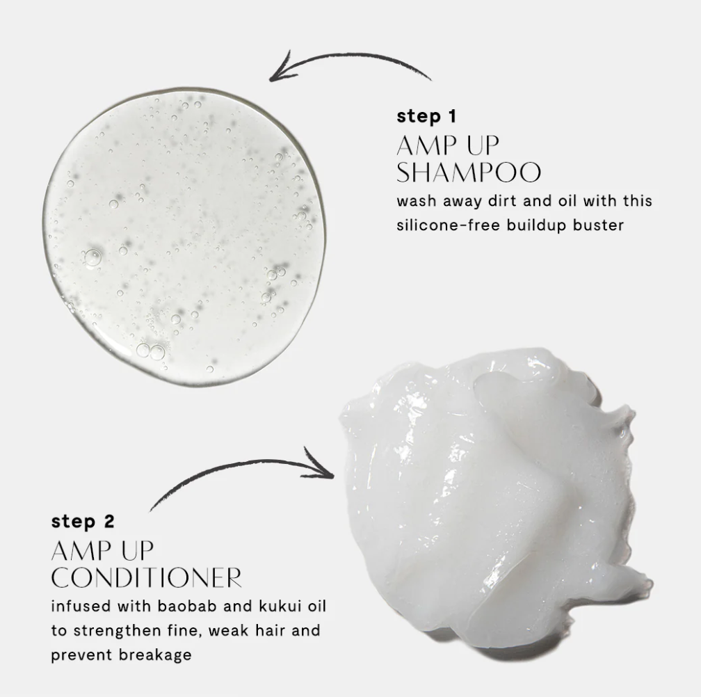 Amp up volumizing shampoo