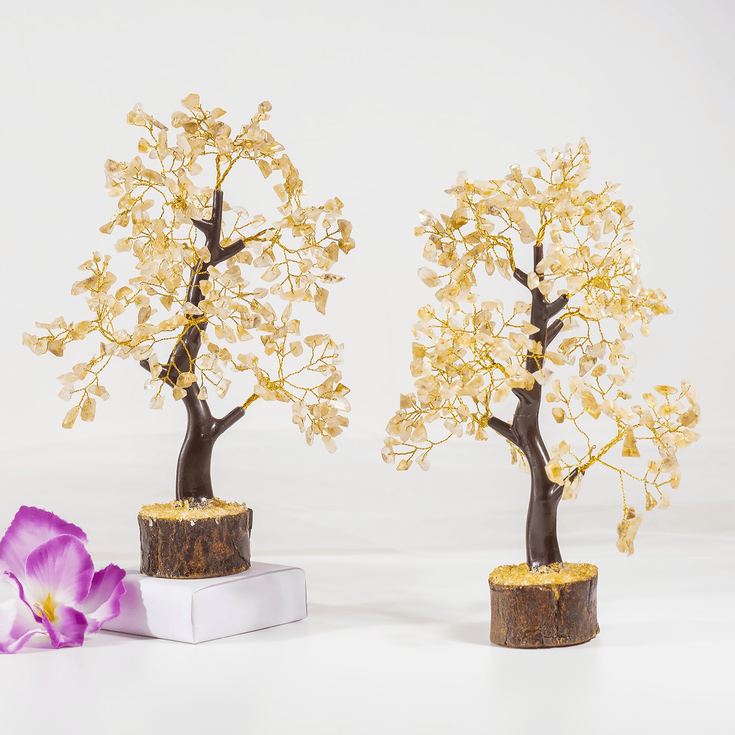 300 Chips Citrine Tree | Feng Shui Tree | Crystal Decor