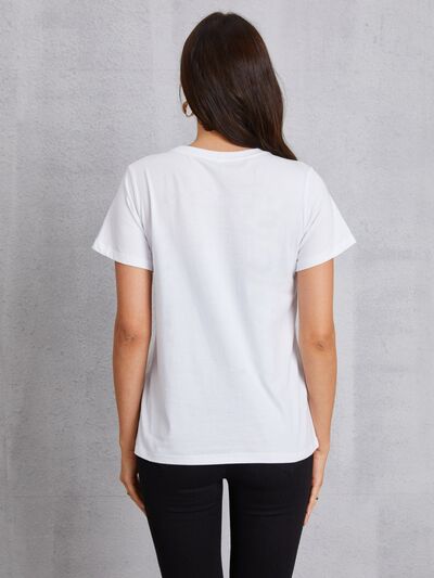 Lucky Clover Round Neck T-Shirt