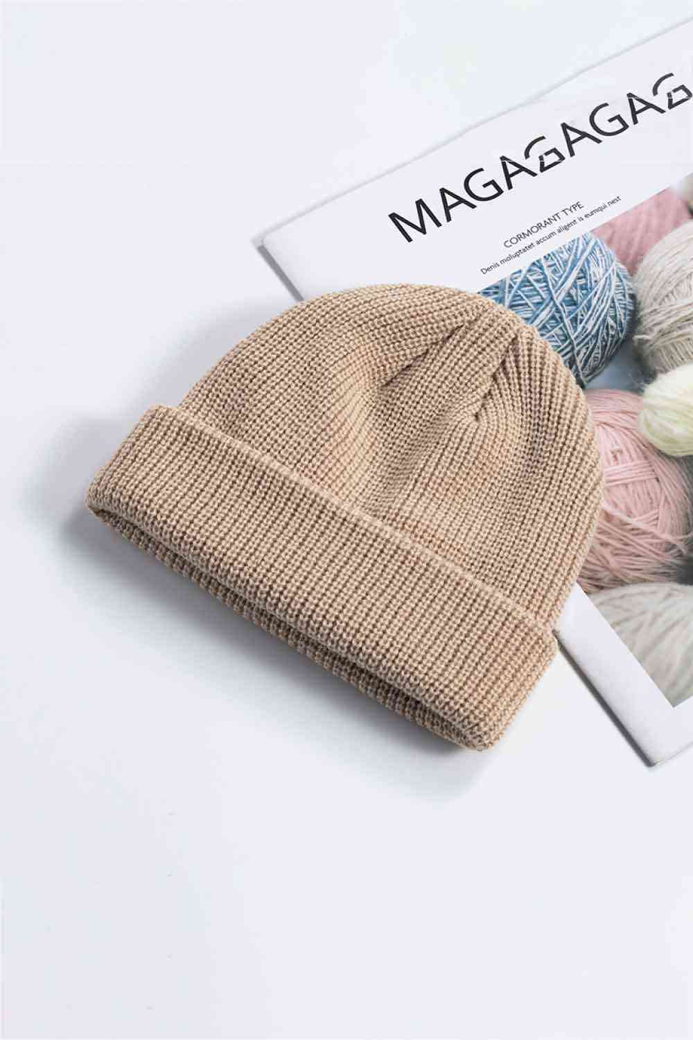 Cozy Rib-Knit Cuff Beanie