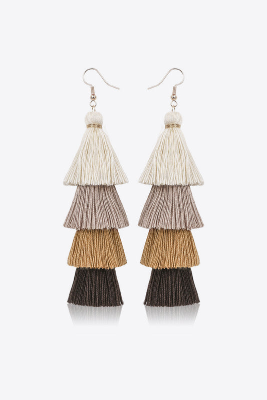 Layered Tassel Earrings