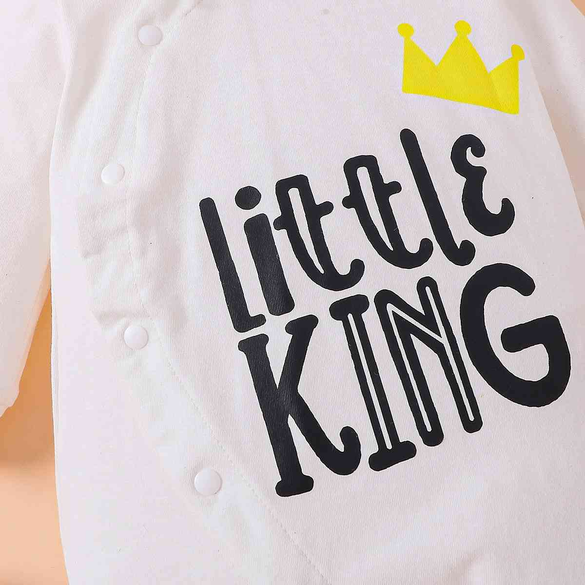 LITTLE KING Hooded Bodysuit