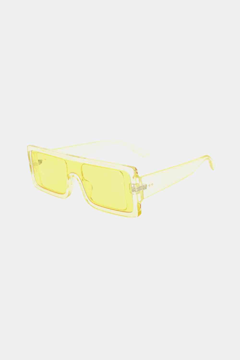 Polycarbonate Frame Rectangle Sunglasses