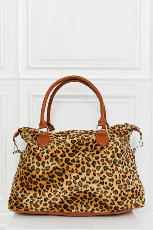 Animal Print Brushed Weekender Bag - GlamZation