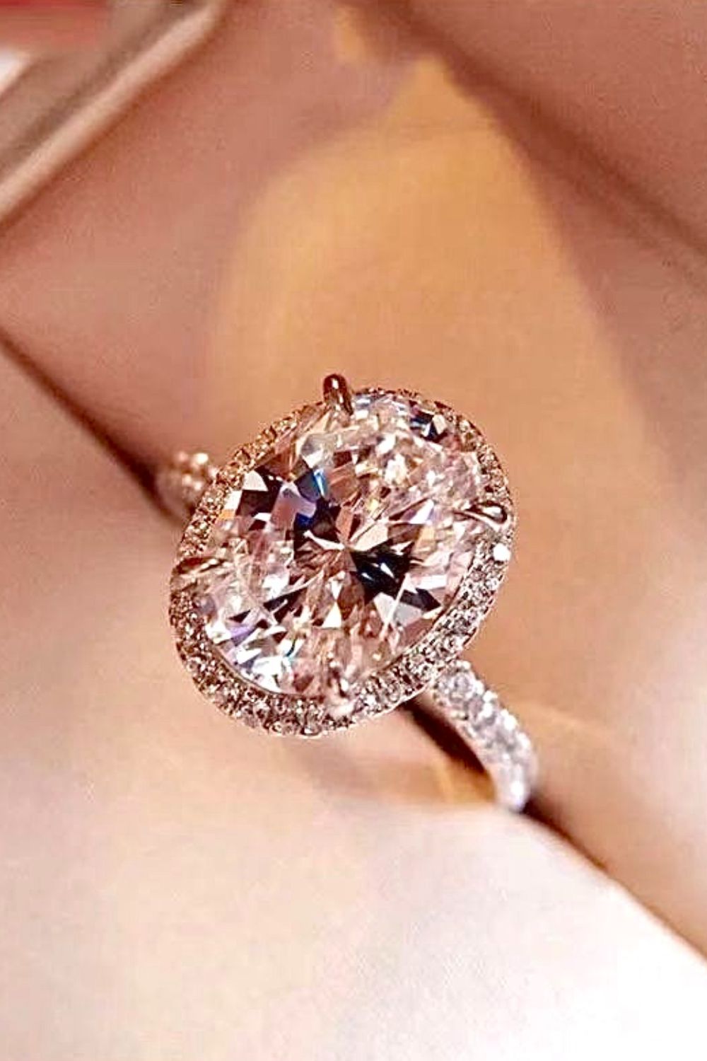 2 Carat Moissanite 18k Platinum-Plated Ring - GlamZation