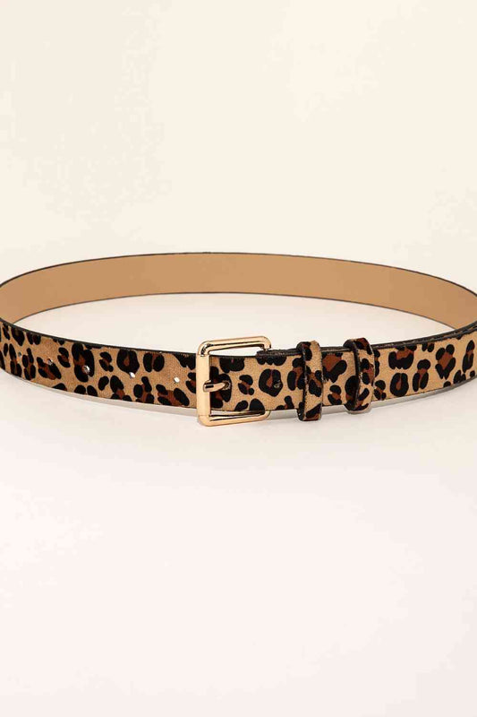 Leopard PU Leather Belt