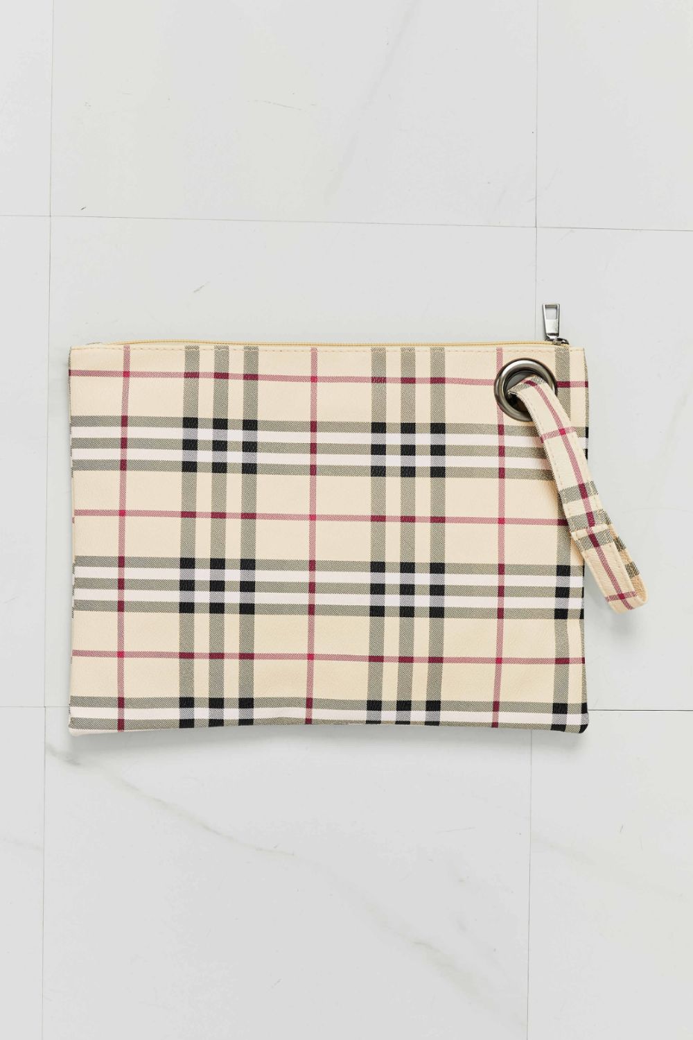 Carry Your Love Plaid Wristlet - GlamZation