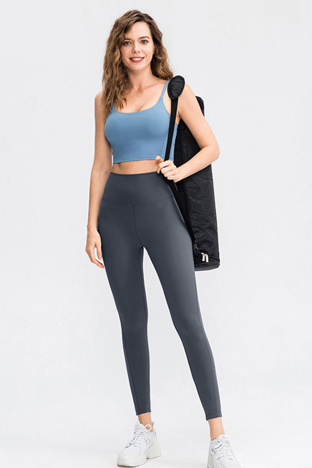 Exposed Seam High Waist Athletic Leggings - GlamZation