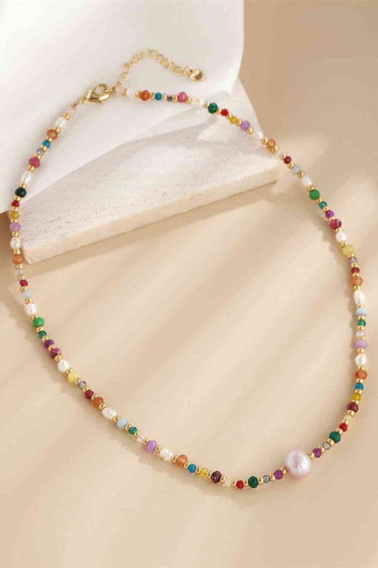 Multicolored Bead Necklace