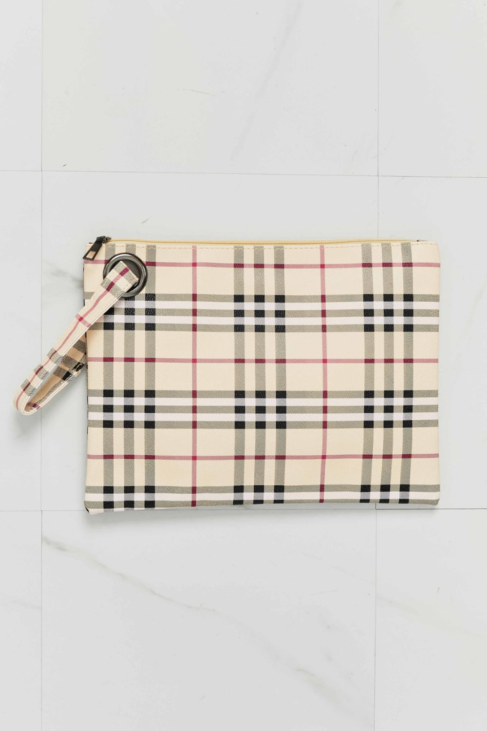 Carry Your Love Plaid Wristlet - GlamZation