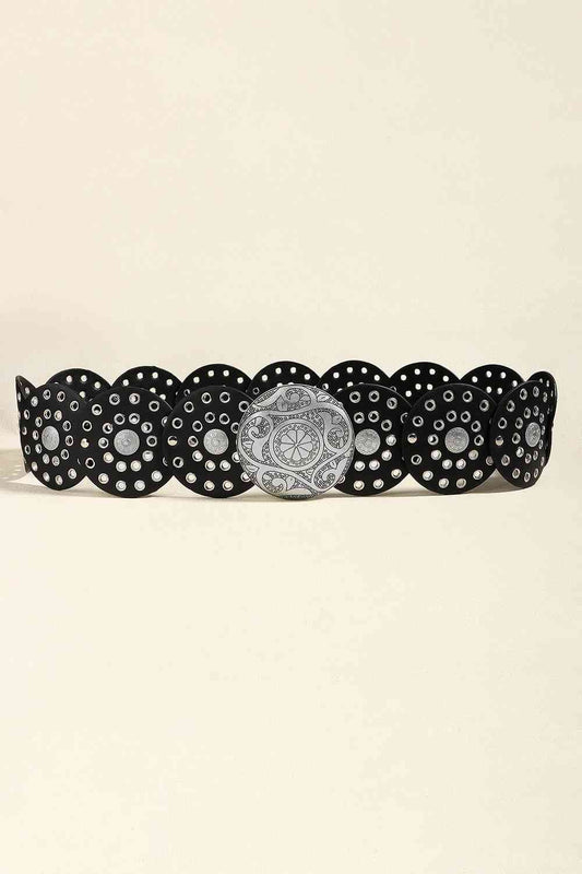 Vintage PU Leather Wide Belt