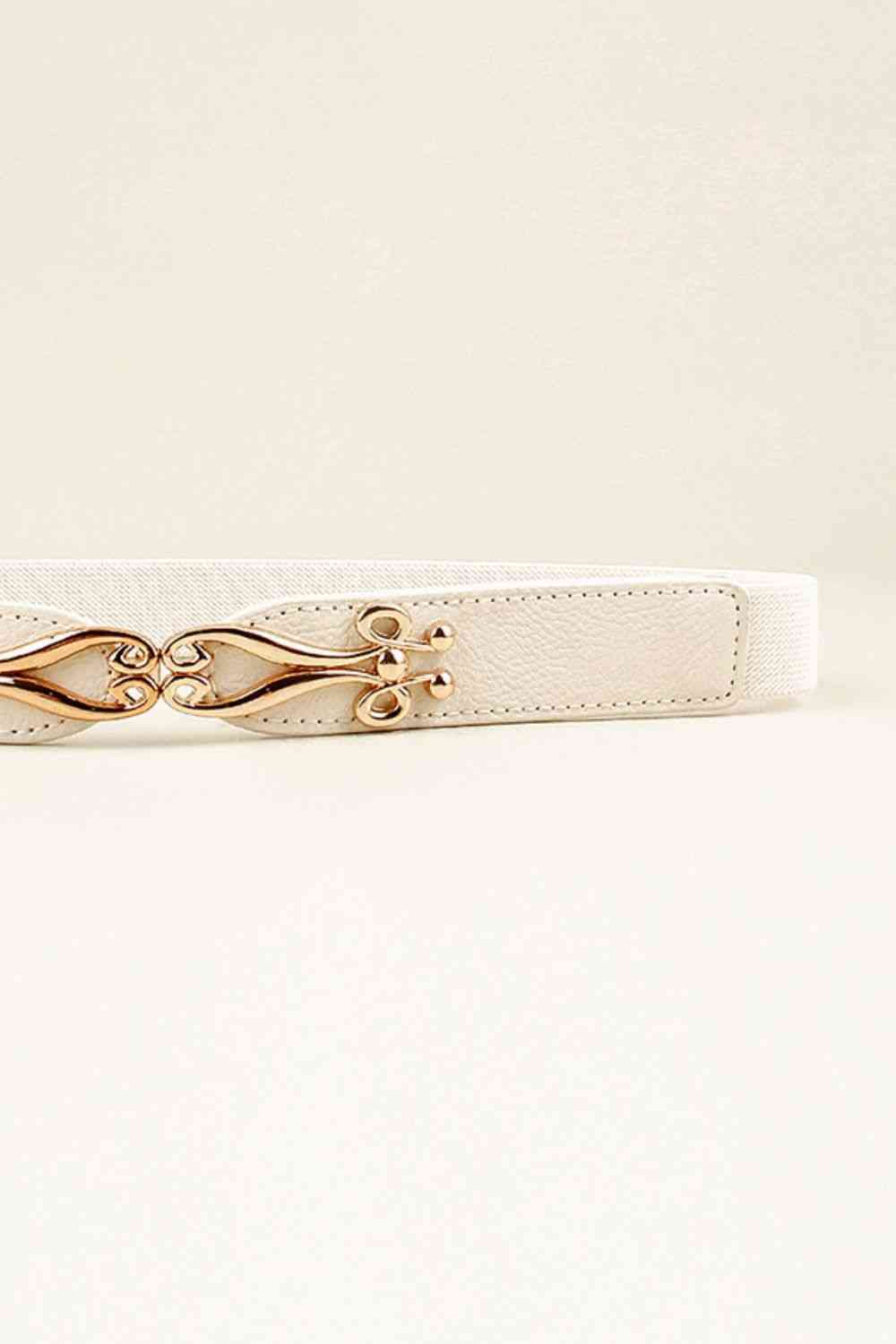 Alloy Buckle Elastic Belt